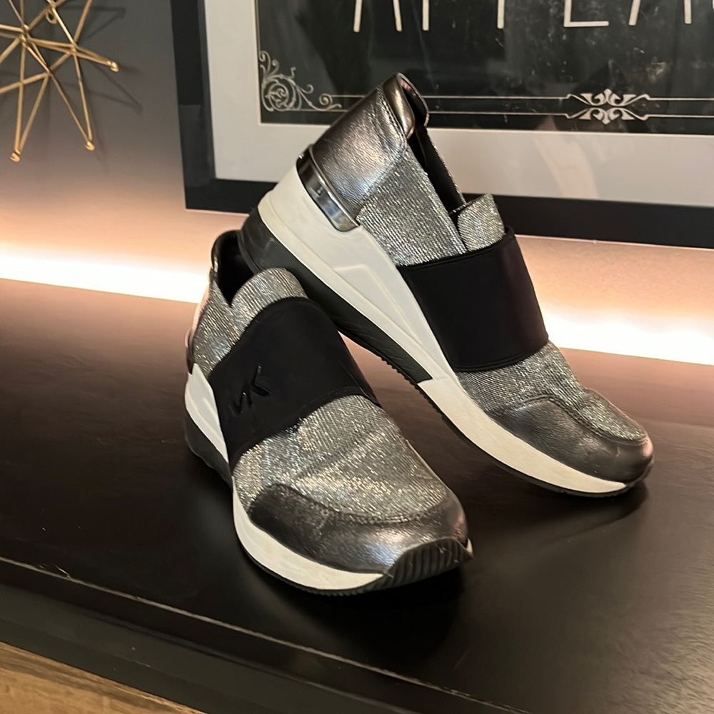 Michael Kors slip on tennis shoes